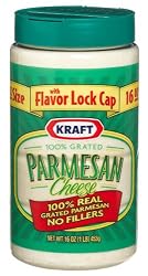 Kraft Grated Parmesan, 16-Ounce Plastic Canister (Pack of 3)