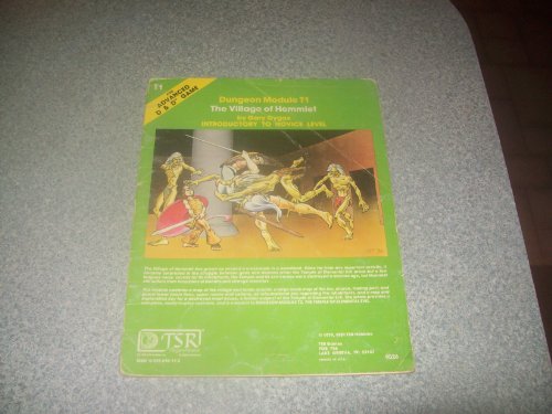 Cover image : The Village of Hommlet (Advanced Dungeons & Dragons)