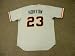 WILLIE HORTON Detroit Tigers 1972 Majestic Cooperstown THROWBACK Away Baseball Jersey, MEDIUM