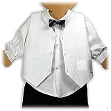 Xupido-Weste, feine Kinderweste mit floraler Bestickung, Babykleidung | Jungen Babymode