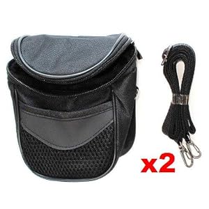 Neewer Sturdy Padded Camera Case / Bag W/ Shoulder Strap For Digital Cameras And Gps Devices (Qty: 2)