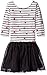 The Children's Place Girls' Long Sleeve Stripe Dress with Mesh