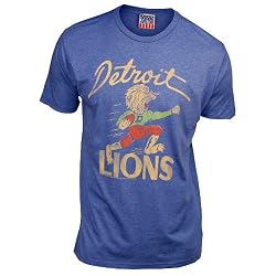 Detroit Lions Men's Retro Vintage T-Shirt