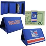JF Sports New York Rangers Wallet and Money Clip Combo
