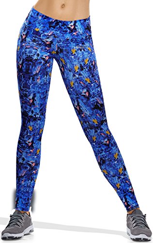 Haby Women's Sport Leggings Gym Workout Wide Waistband for Abdominal Control