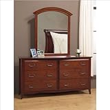 Modus Furniture Santa Barbara 6 Drawer Dresser Sable