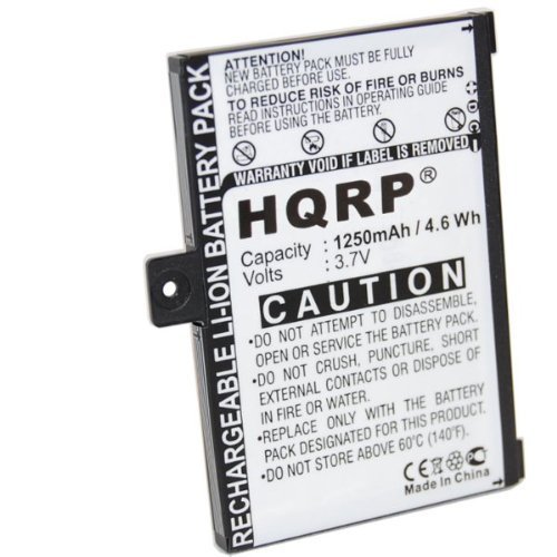 HQRP Battery for Barnes & Noble BNRB1530, 9BS11GTFF10B3, 9875521 E-Book Ereader fits NOOK, BNRZ1000, 005, BNRZ100, BNRV100, BNRB454261, NOOK Classic, NOOK First Edition Digital Book Reader + Coaster
