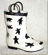 Hatley - Kid's Black Bears Rain Boots