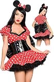 Ladies Minnie Mouse Fancy Dress Outfit