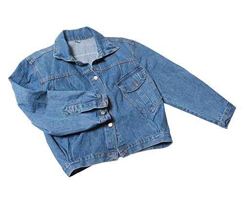 (ノーブランド品) 【予約商品 10日程度で発送】 レディース アウター ジャケット 大きいサイズ デニム デニムジャケット Gジャン カジュアル ビンテージ ビンテージ感