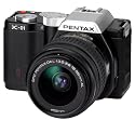 PENTAX Pentax K-01 - Digitalkamera - spiegelfreies System - 16.28 Mpix - 3 x optischer Zoom DA L 18-55-mm-AL-Objektiv - Schwarz + SDHC-Speicherkarte 16 GB + Rucksack Expert Shot Digital - Schwarz / Orange + Mini-Stativ Pocketpod + Lithium-Ion-Akku D-LI90 .
