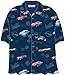 Corvette Cars Blue Hawaiian Camp Shirt by David Carey