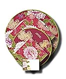 Entertaining with Caspari Tonkin Large Entertaining Kit with 20 cocktail napkins, 20 lunch napkins, 8 salad plates, 8 dinner plates, and 10 placecards