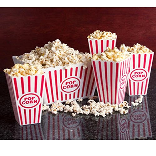 Plastic Popcorn Containers (6) New eBay