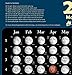2015 Moon Calendar Poster, with Eclipses, Stars, Planets, & Fine Details