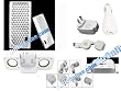 Cuffu Deluxe Gift Set (6 in1) CLEAR Crystal Skin Case Cover + Universal 3in1 Chargers (home charger adaptor, car charger adaptor, USB cable) + Premium Screen Protector + White Portable Speaker for Apple iPod Nano 5 / Nano 5th Gen. Perfect GIFT SET. LOW SHIPPING $2.98