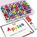Gamenote Classroom Magnetic Alphabet Letters Kit 238 Pcs with Double - Side Magnet Board - Foam Alphabet Letters for Preschool Kids Toddler Spelling and Learning Colorful ABC Education Fridge Magnets