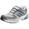 adidas Women's RESPONSE¿ Cushion 17 Running Shoe,Silver/Iron/Turq,9.5 M