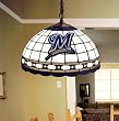 Milwaukee Brewers Memory Company Tiffany Ceiling Lamp MLB Baseball Fan Shop Sports Team Merchandise