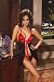 Chiffon baby doll w/satin bow