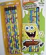Nick Jr Spongebob Squarepants pencil set : 12 pcs
