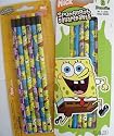 Nick Jr Spongebob Squarepants pencil set : 12 pcs