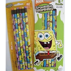 Nick Jr Spongebob Squarepants pencil set : 12 pcs by Starpoint