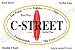 C-Street, Ventura, California Vinyl Surfing Decal Bumper Sticker for Cars, Trucks, Notebooks (Stables, Pipe, Fairgrounds, The Cove, The Point)