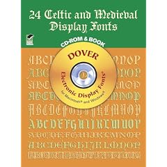 24 Celtic and Medieval Display Fonts