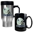 Dallas Cowboys 16oz Travel Mug & 15oz Ceramic Mug set - Helmet logo NFL Football