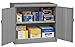 Counter Height Cabinet, Unassembled, Gray