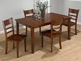 Bailey Brown Finished Rectangular Dining Set