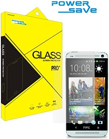 HTC One M7,PowerSave® 0.33mm 2.5D Clear Slim and Lightweight Nano-tech Tempered Glass Screen Protector for HTC One M7