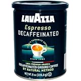 Lavazza Decaffeinated Espresso Ground Coffee, 8 Ounce -- 1 each.