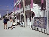 San Pedro Main Street, Ambergris Cay, Belize, Central America Photographic Poster Print by Upperhall , 24x32