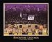 Showtime Legends - 6 Laker Legends by Harrison Woods. PLAQUE MOUNTED. 8.62 inches width by 6.17 inches height. Highest Quality Art Poster Print