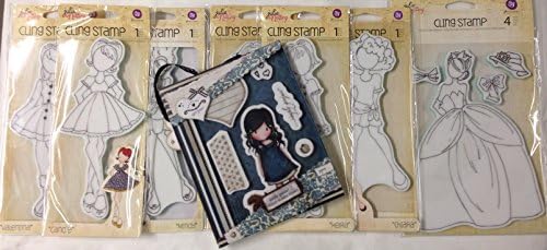 I WANT IT ALL! - PRIMA MARKETING JULIE NUTTING DOLL COLLECTION: 7 Doll Stamps, 1 Buff Paper Pad, 2 Dress Me Up Paper Pad, 1 Stencil + 1 Free Gorjuss