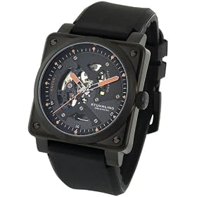 Stuhrling Original Men's Sportsman 'Raven Diablo' Automatic Watch #179A.335612