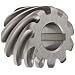 Boston Gear H1010L Plain Helical Gear, 45 Degree Helix, 14.5 Degree Pressure Angle, 0.500 Bore, 10 Pitch, 10 Teeth, Steel, LH