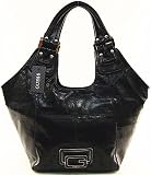 Guess Alouette Black Vinyl Tote Ladies Handbag