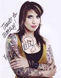 HANNAH AITCHISON hand signed autographed LA INK photo - kat von d
