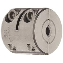 Ruland MWC Clamping Beam Coupling, Stainless Steel, Metric