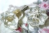 Vintage Glass Knobs ~ Shabby Chic Cabinet or Drawer Crystal Clear Glass Pulls ~ Set of 4 ~ Diamond