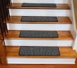 Washable Non-Skid Carpet Stair Treads - Silvered Sky (13)