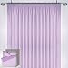 Kitchen & Housewares : Gingham Spot Pencil Pleat Curtains (Lilac), W66 X D72