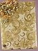Kraft Metallic Gold Swirling Stars Holiday Wrap Paper - 16 Foot Roll
