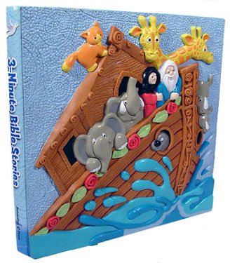 Childrens Toyshop  Toys : Noah's Ark Book - 3 Minute Bible Stories