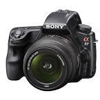 Sony SLT-A37K 16MP Digital SLR Camera (Black) with Camera Bag