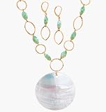 Avon Natural Shell Pendant Necklace Gift Set