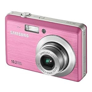 Samsung SL102 10MP Digital Camera with 3x Optical Zoom and 2.5 inch LCD (Pink)